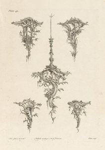 Design for Wall Brackets, Plate 42 in One Hundred and Fifty New Designs